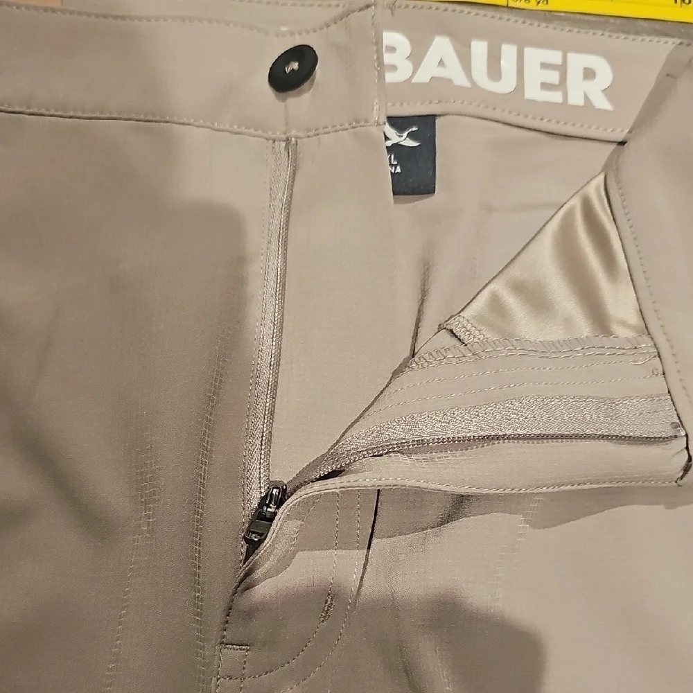 Eddie Bauer Men's Khaki Flat Front Shorts